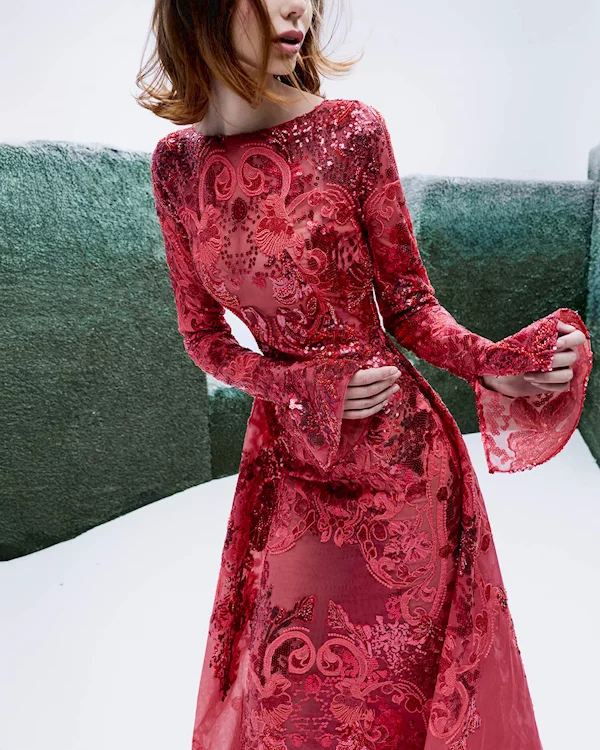vintage-rose-midi-dress